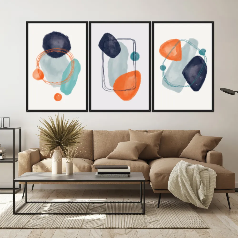 Kit Quadros Decorativos Minimalista