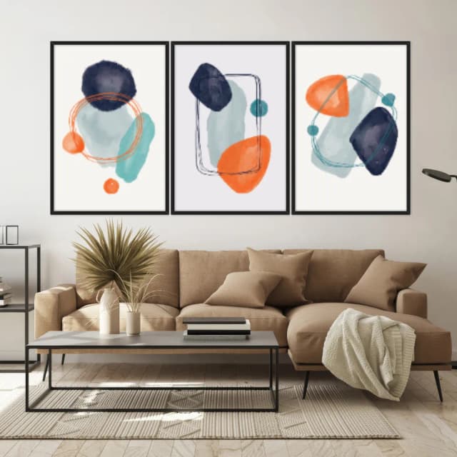 Kit Quadros Decorativos Minimalista