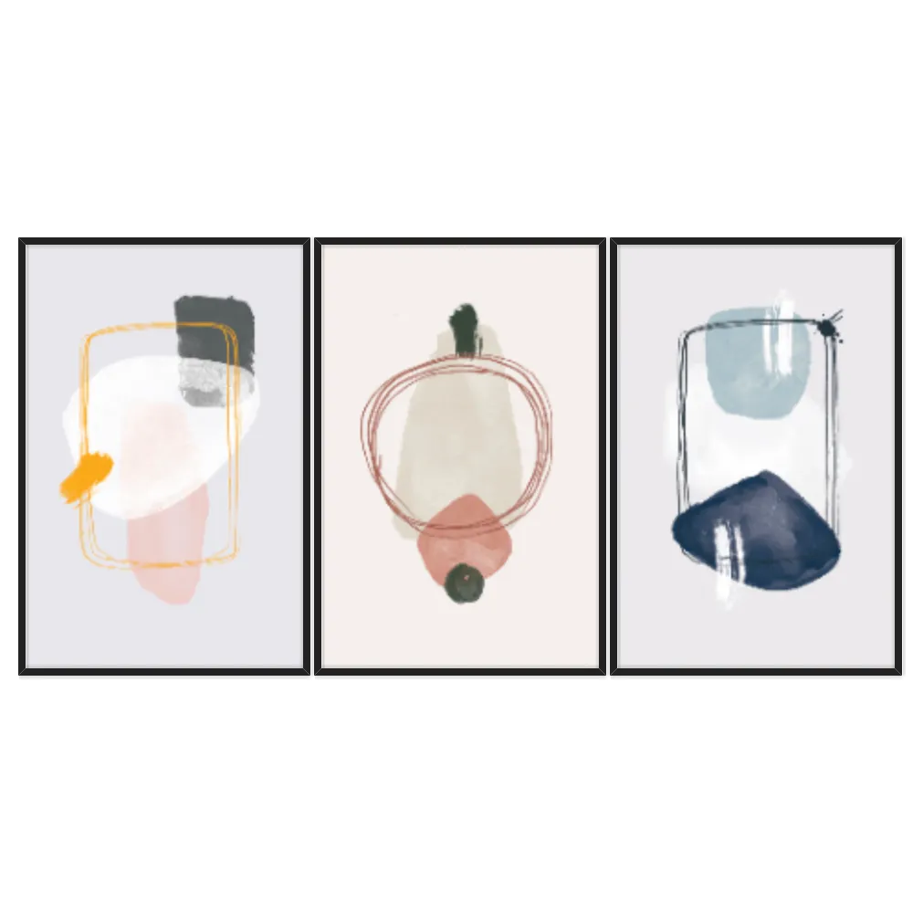 Kit Quadros Decorativos Minimalista