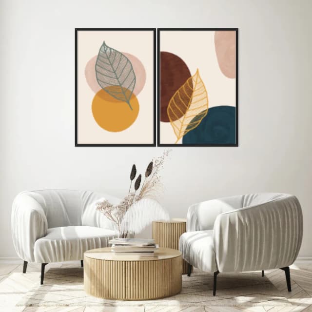 Kit Quadros Decorativos Boho