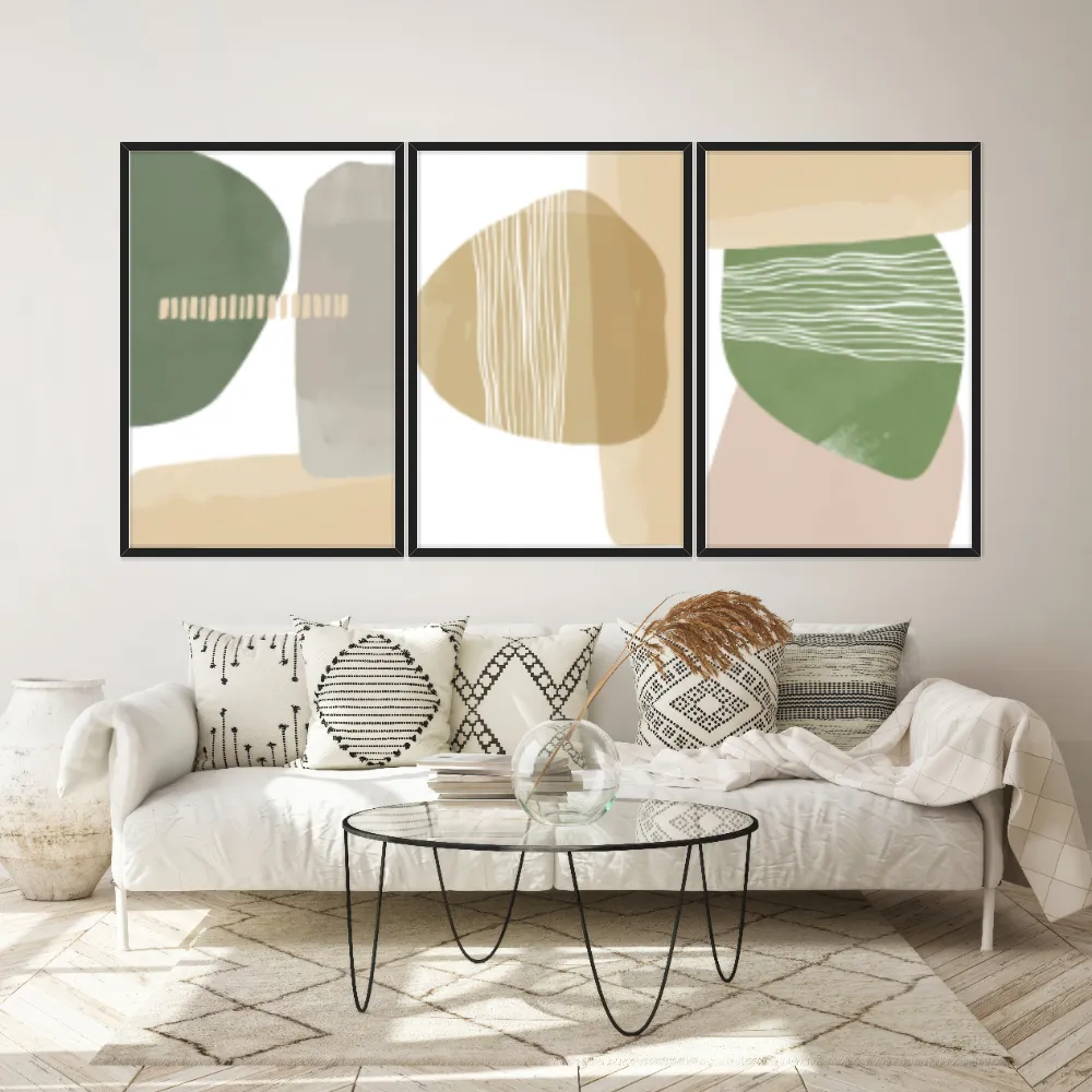Kit Quadros Decorativos Formas