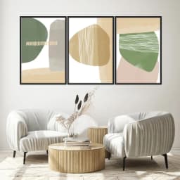 Kit Quadros Decorativos Formas