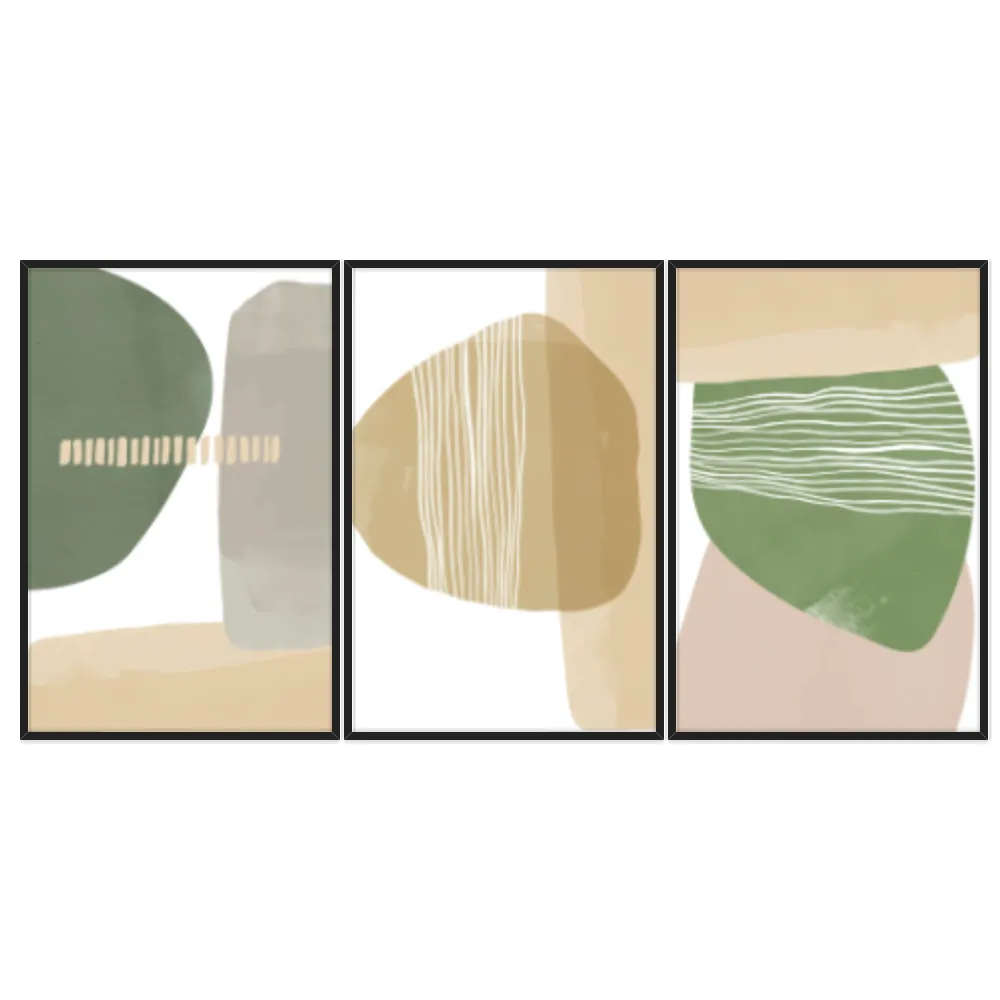 Kit Quadros Decorativos Formas