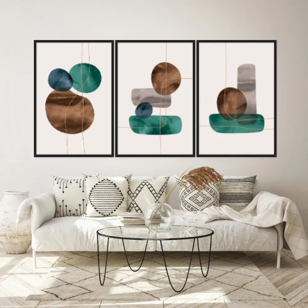 Kit Quadros Decorativos Orgânico