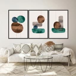Kit Quadros Decorativos Orgânico