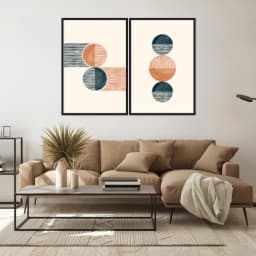 Kit Quadros Decorativos Geométrico