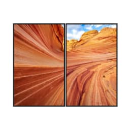Kit Quadros Decorativos Ondas