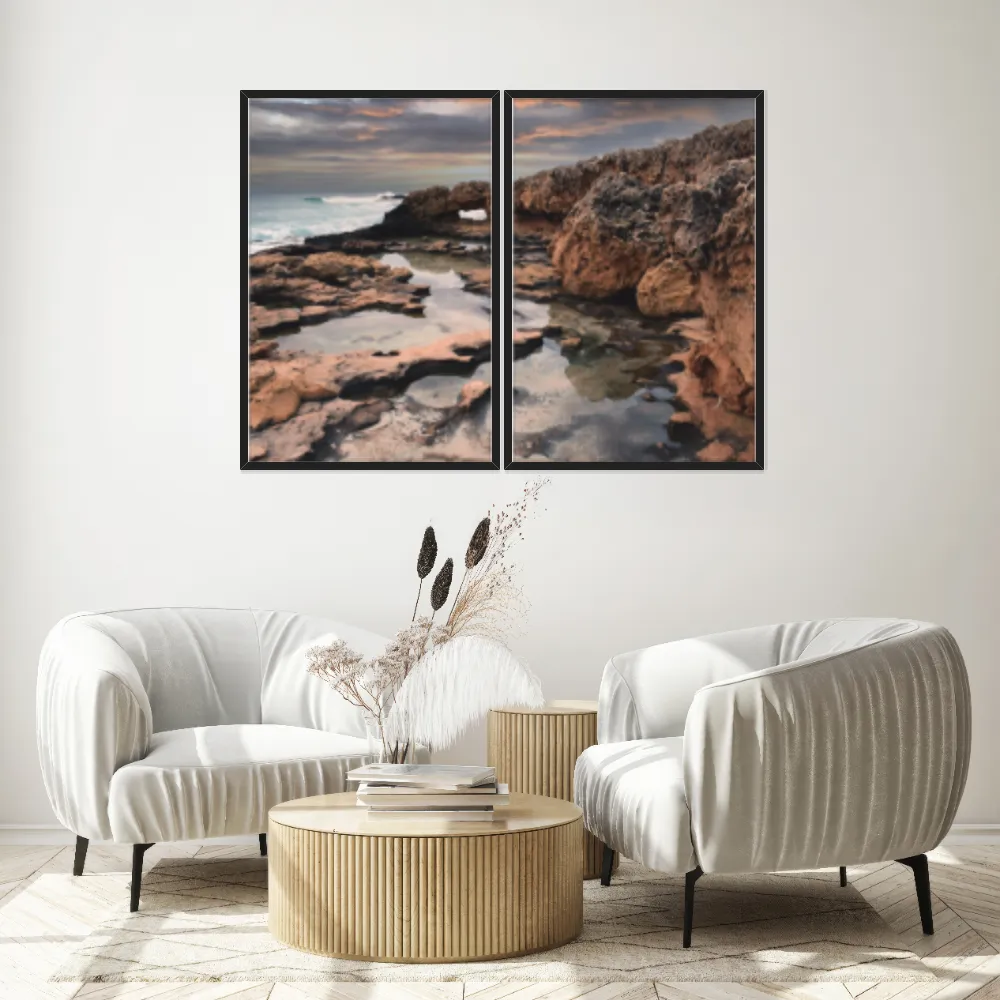 Kit Quadros Decorativos Praia