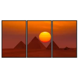 Kit Quadros Decorativos Pirâmide