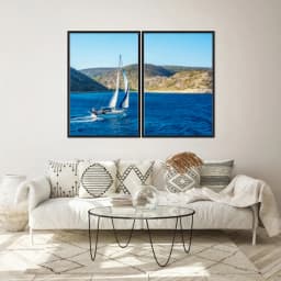 Kit Quadros Decorativos No Mar