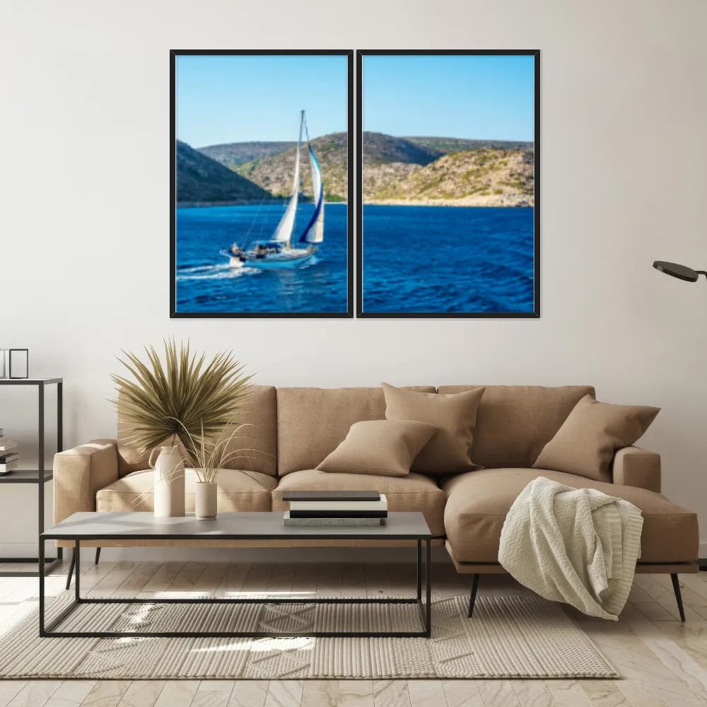 Kit Quadros Decorativos No Mar