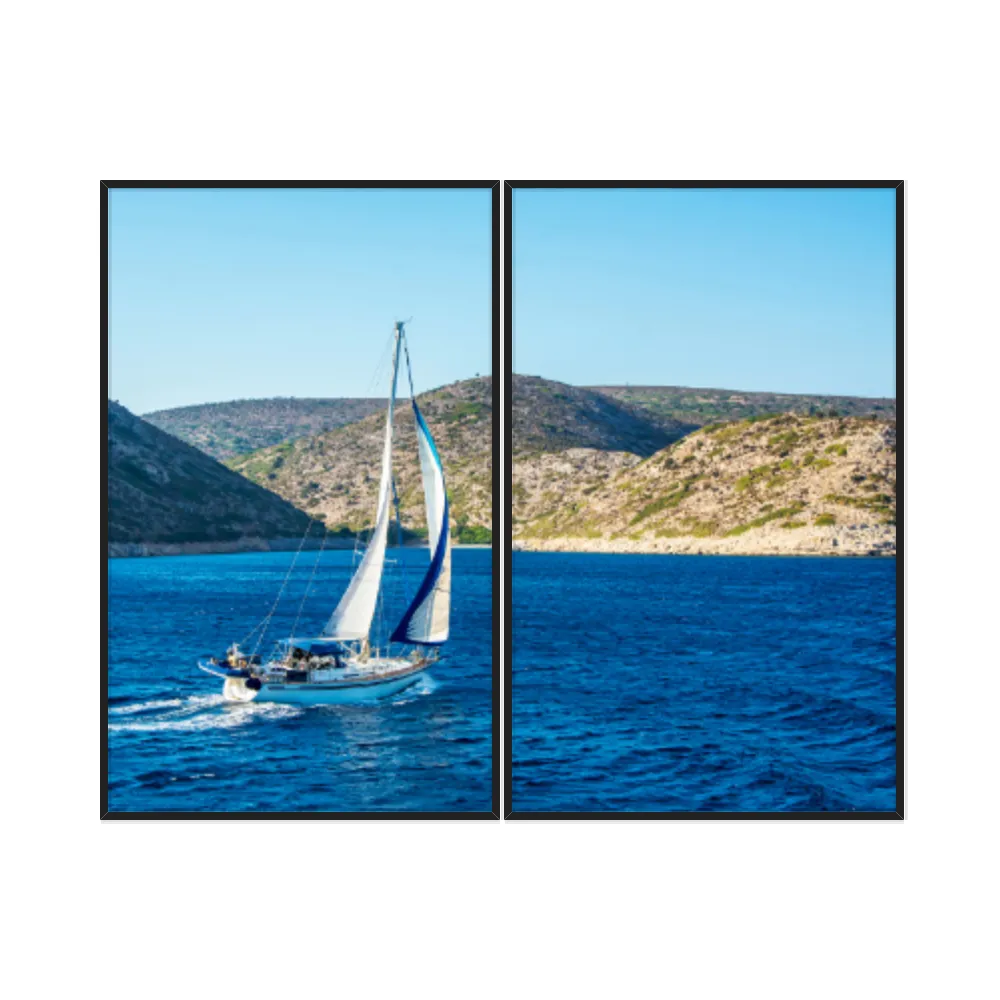 Kit Quadros Decorativos No Mar