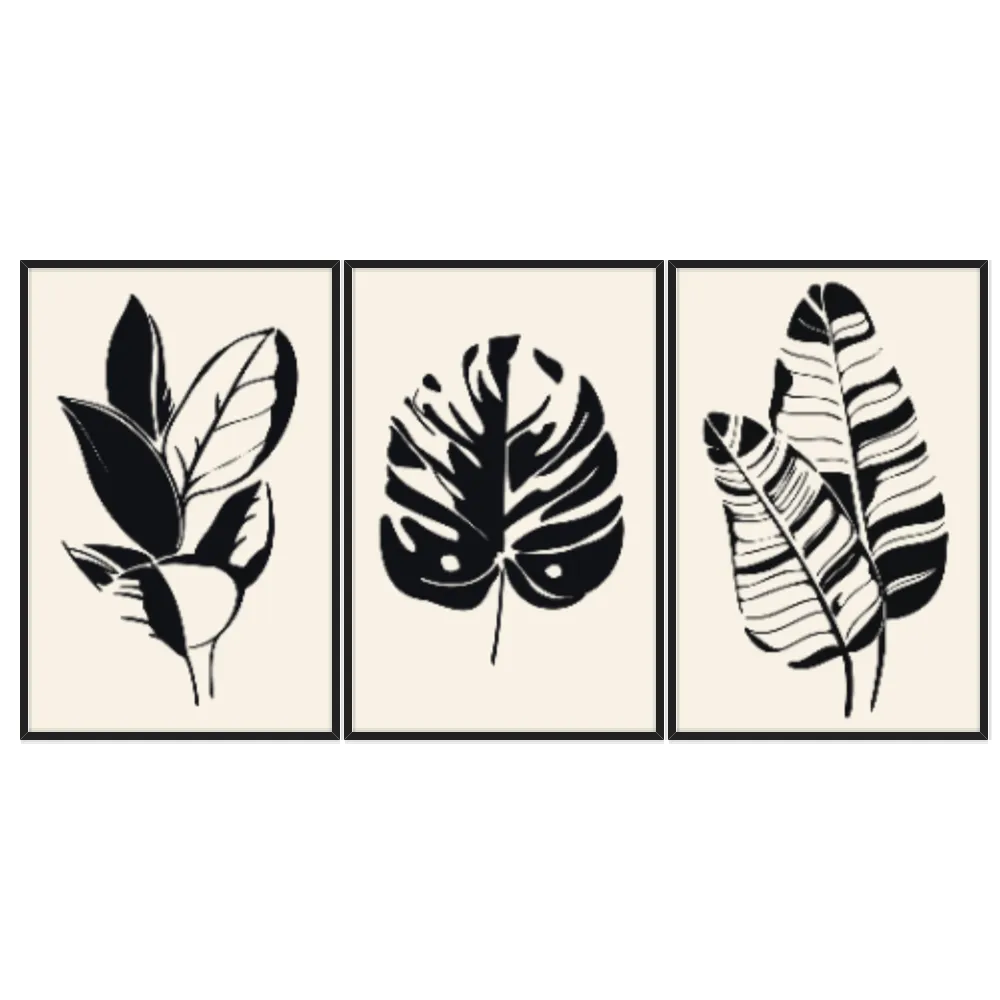 Kit Quadros Decorativos Minimalista
