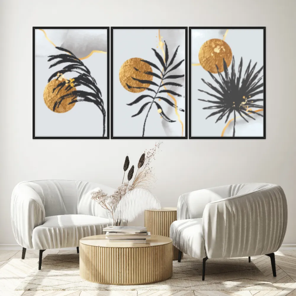 Kit Quadros Decorativos Minimalista