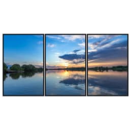 Kit Quadros Decorativos Pôr Do Sol