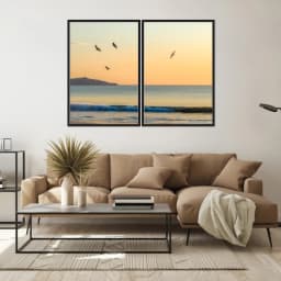 Kit Quadros Decorativos Mar