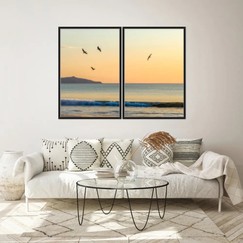 Kit Quadros Decorativos Mar