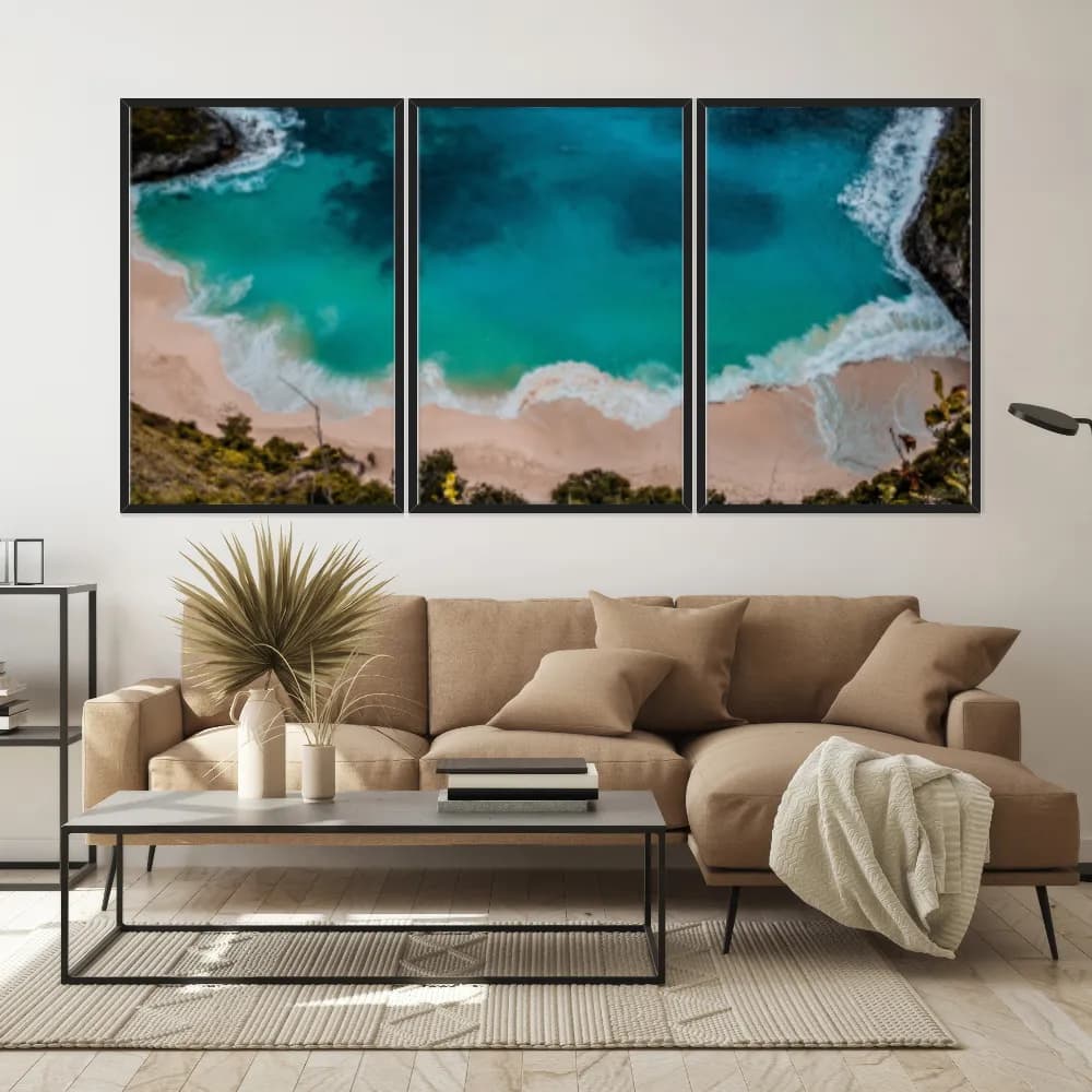 Kit Quadros Decorativos Praia