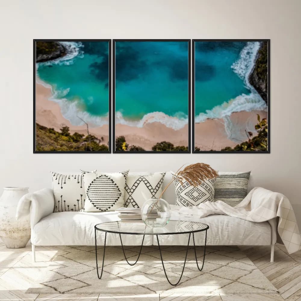 Kit Quadros Decorativos Praia