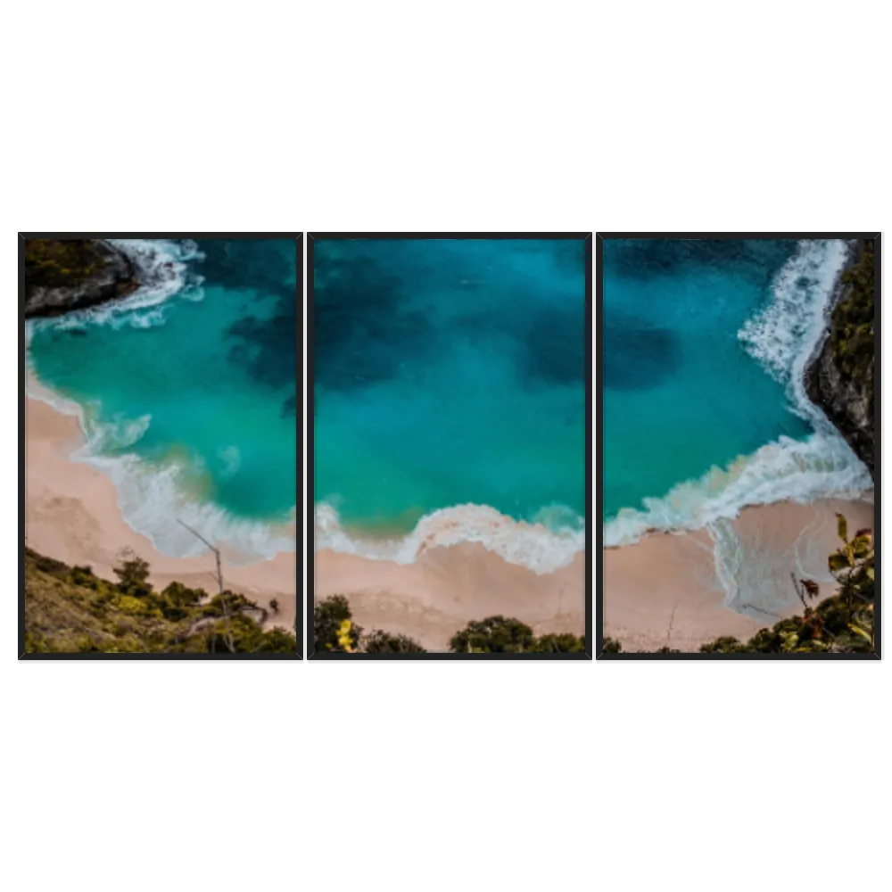 Kit Quadros Decorativos Praia