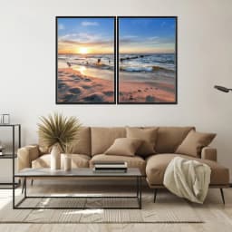 Kit Quadros Decorativos Mar