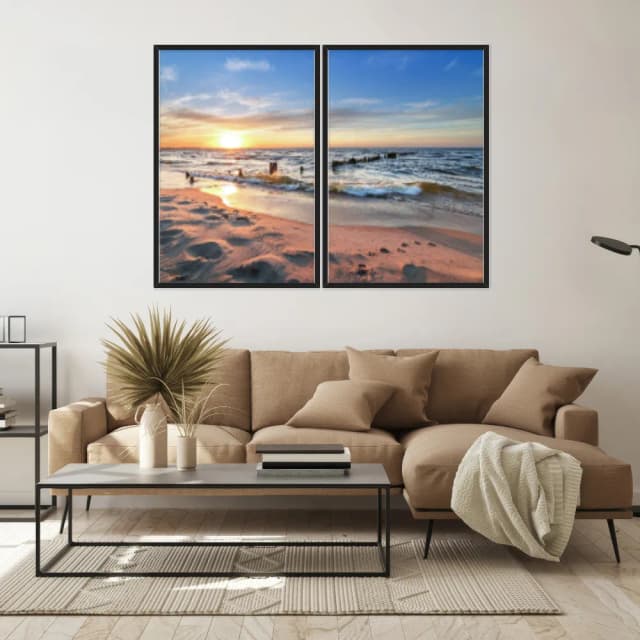 Kit Quadros Decorativos Mar