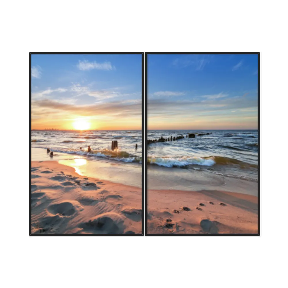 Kit Quadros Decorativos Mar