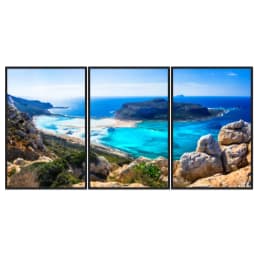 Kit Quadros Decorativos Ilha