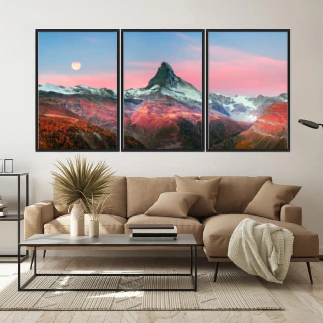 Kit Quadros Decorativos Montanha