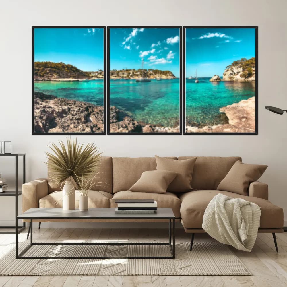 Kit Quadros Decorativos Mar