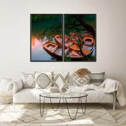 Kit Quadros Decorativos No Lago