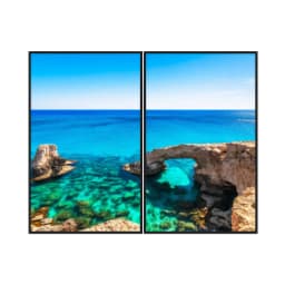 Kit Quadros Decorativos Mar Com Pedras