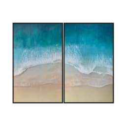 Kit Quadros Decorativos Mar Na Areia