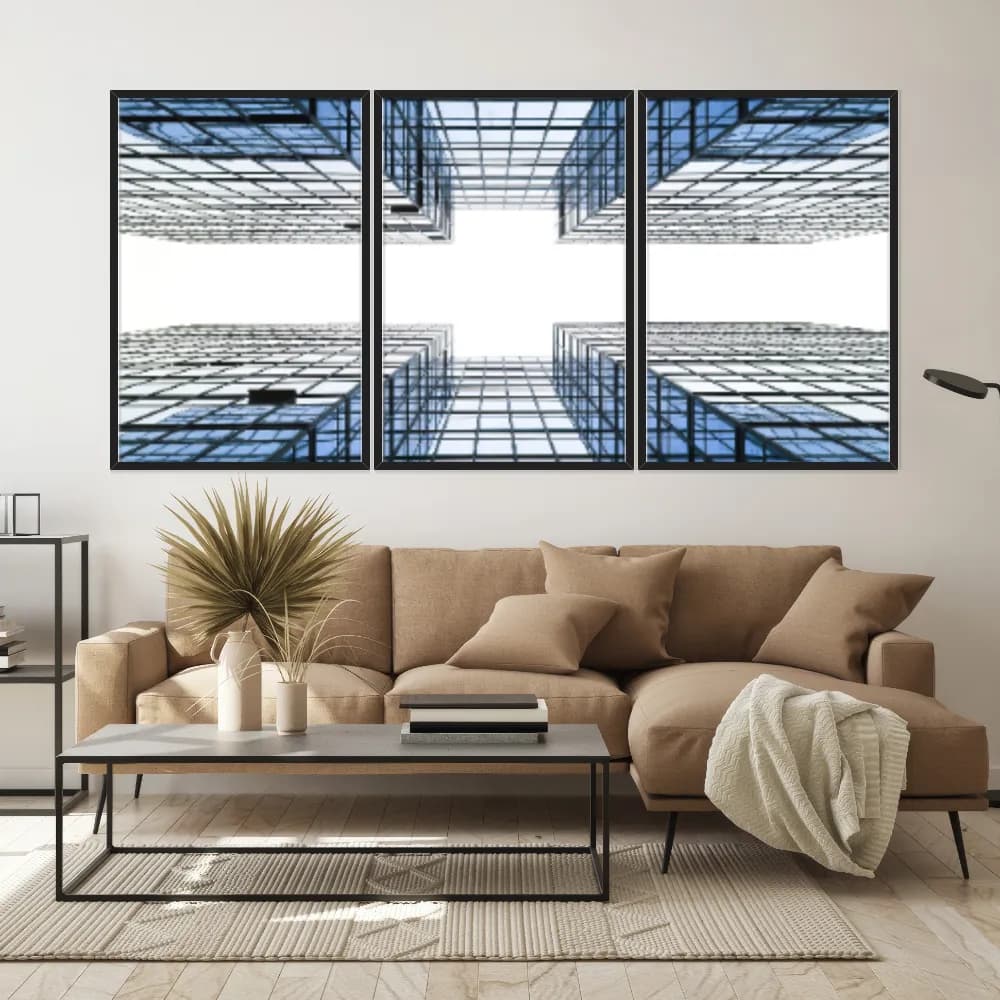 Kit Quadros Decorativos Construção Geométrica