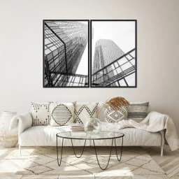 Kit Quadros Decorativos Construção Moderna