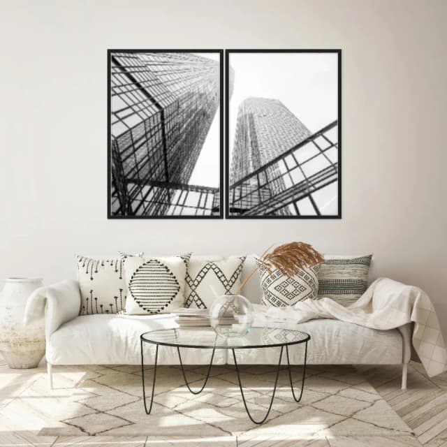 Kit Quadros Decorativos Construção Moderna