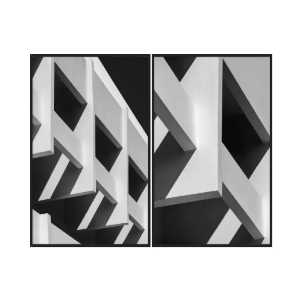 Kit Quadros Decorativos Construção Geométrica