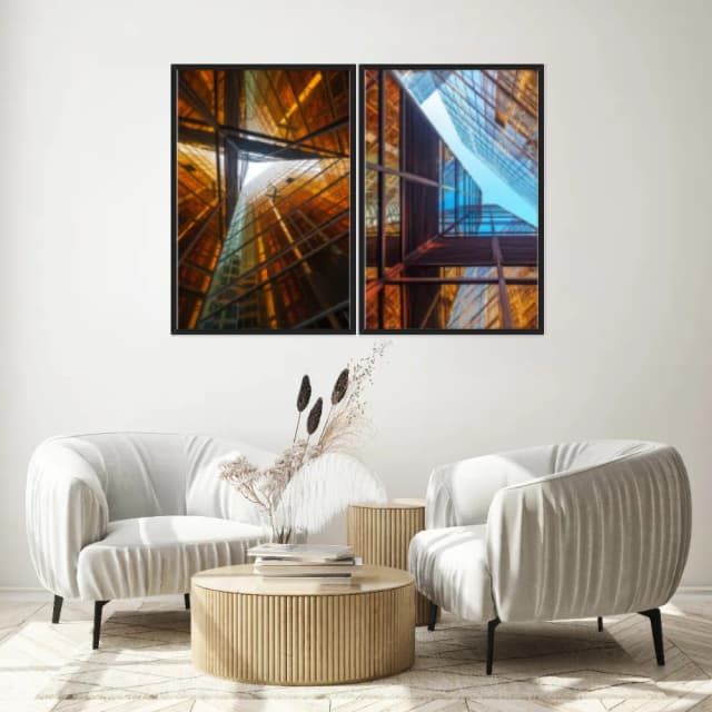 Kit Quadros Decorativos Prédio Moderno