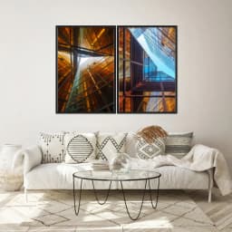 Kit Quadros Decorativos Prédio Moderno