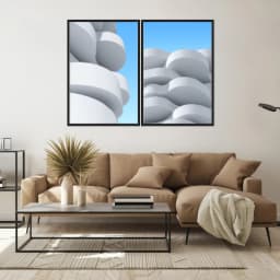 Kit Quadros Decorativos Construção Geométrica