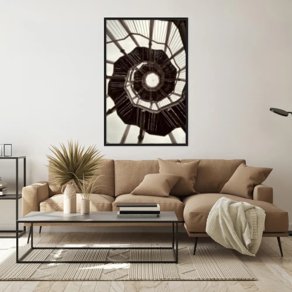 Quadro Decorativo Escada Espiral Conceitual