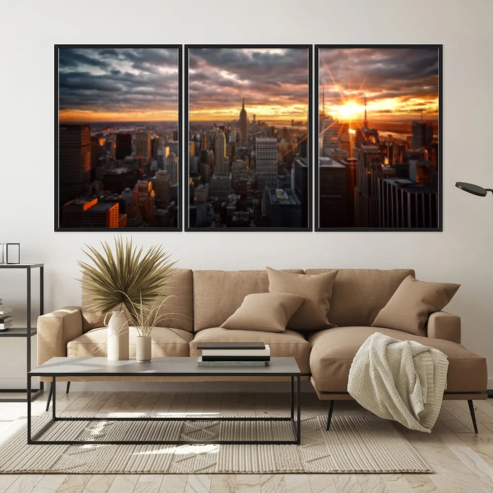 Kit Quadros Decorativos Manhattan Nova York