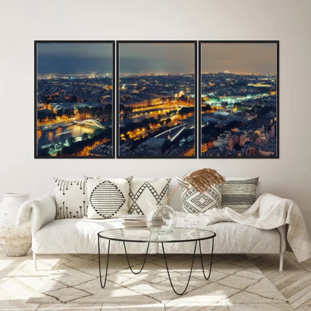 Kit Quadros Decorativos Cidade De Paris