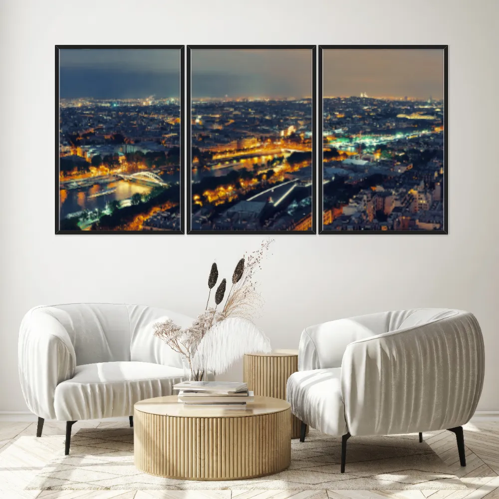 Kit Quadros Decorativos Cidade De Paris