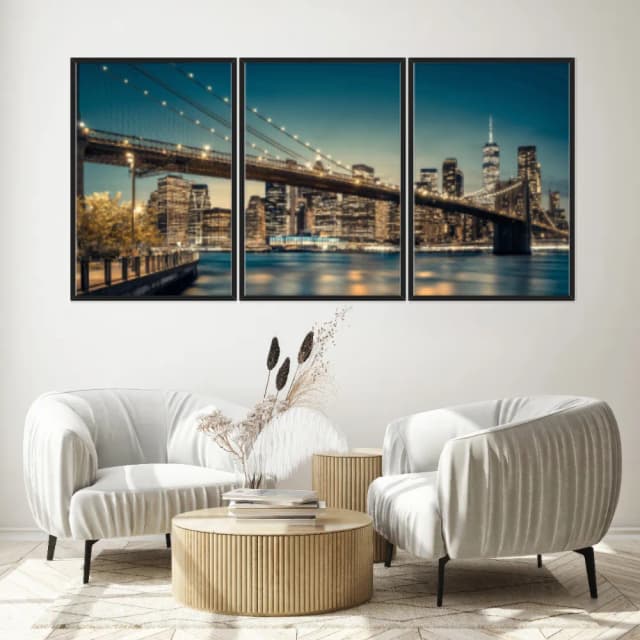 Kit Quadros Decorativos Nova York