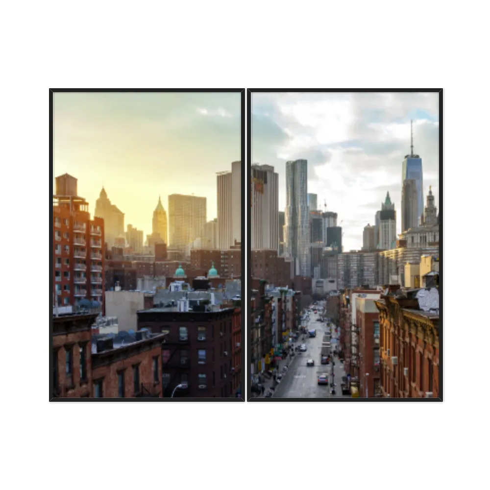Kit Quadros Decorativos Manhattan Nova York
