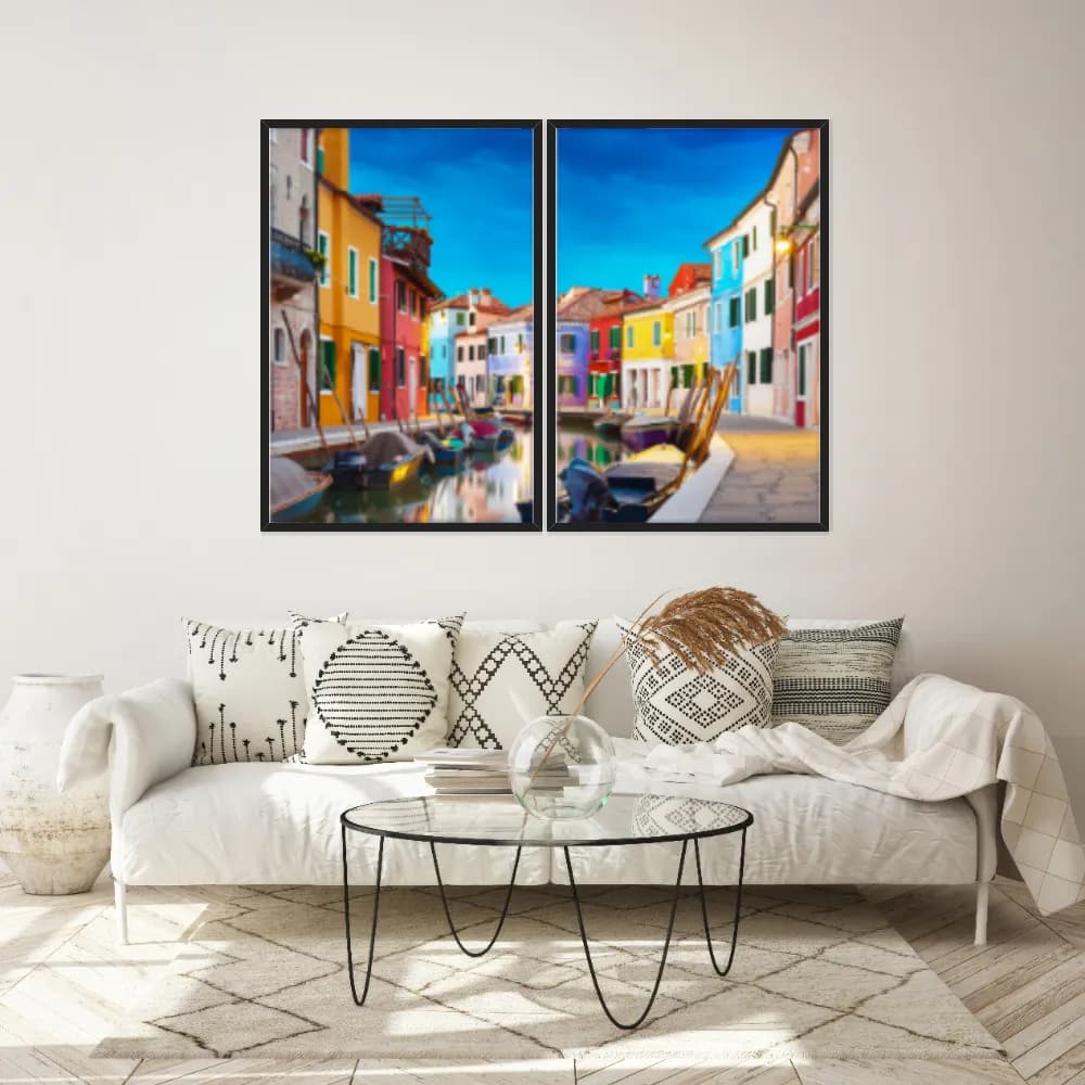 Kit Quadros Decorativos Veneza Italia