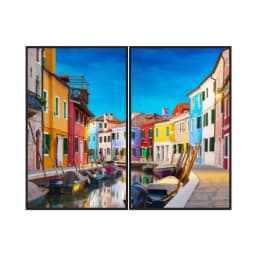 Kit Quadros Decorativos Veneza Italia
