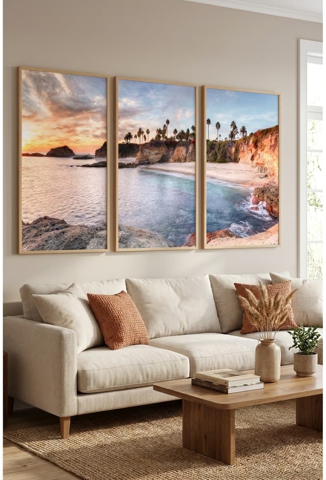Kit Quadros Decorativos Mar