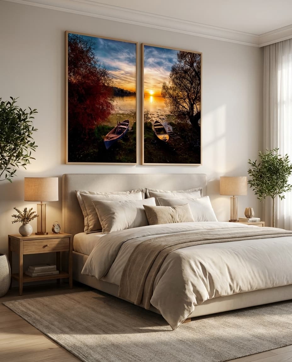Kit Quadros Decorativos Na Areia